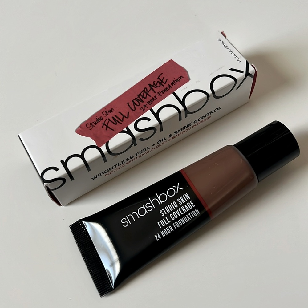 Smashbox Studio  (4.5 Very Deep Warm) Skin Full Coverage 24Hr Foundation NEW
